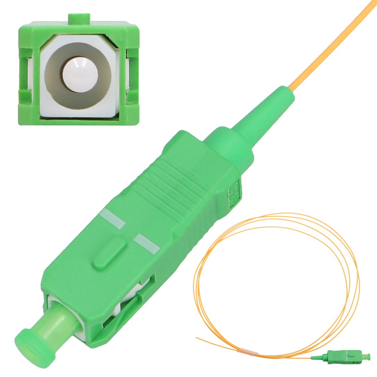 Extralink SC/APC | Pigtail | Single-mode, 900µm G.657A 1.5m, Easy Strip