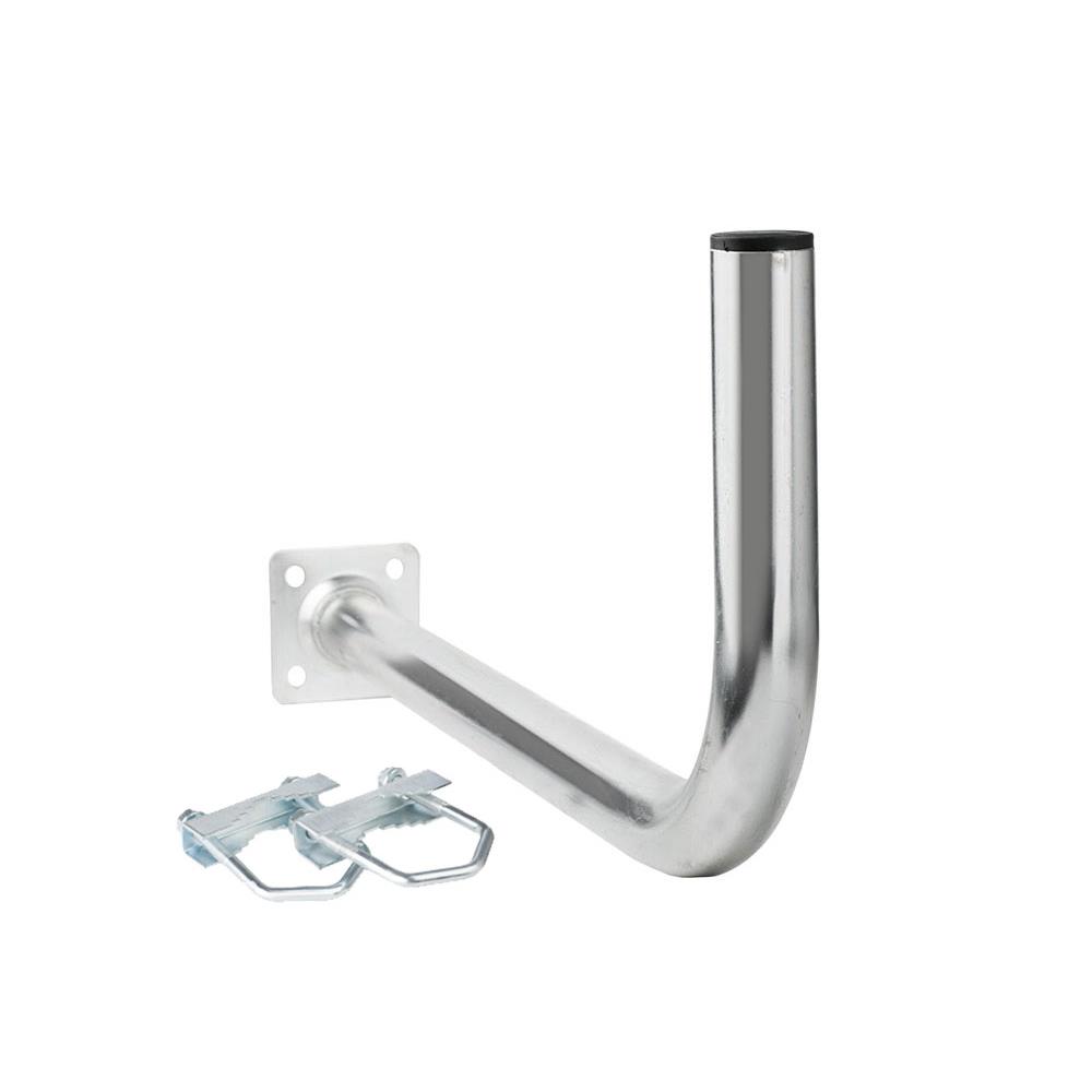 Extralink Balcony handle | 600mm | with M8 U-bolts, galvanized steel