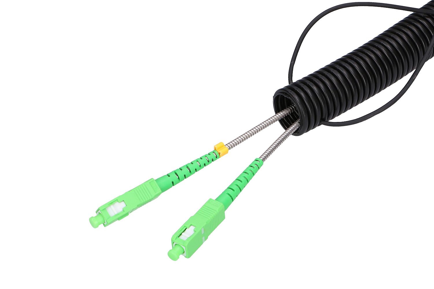 Extralink 2J SC/APC-SC/APC Patchcord Monomodale Esterno Duplex G657A2 25m