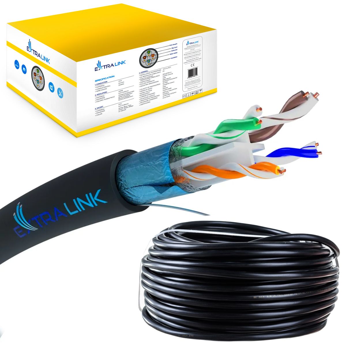 Extralink CAT6 FTP (F/UTP) External |