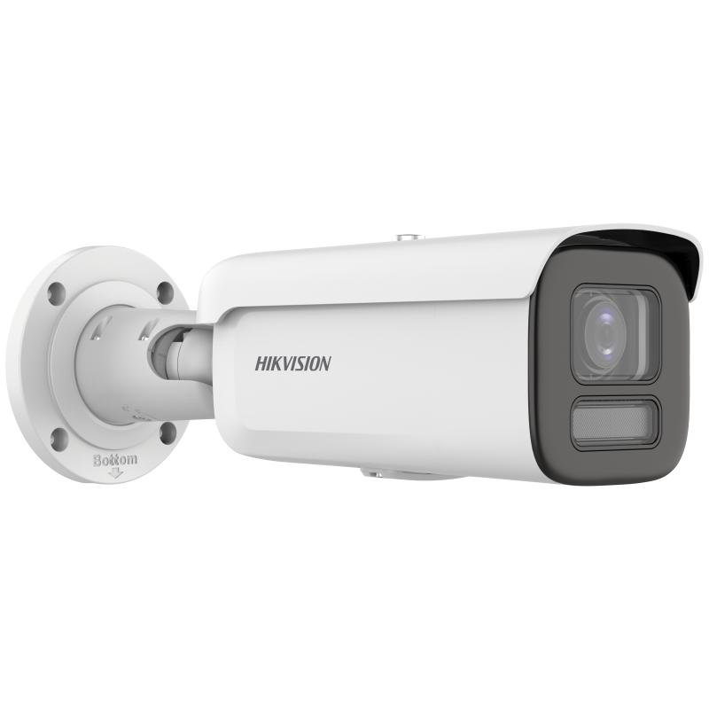Hikvision DS-2CD2647G2HT-LIZS(2.8-12mm)(eF) Luce ibrida intelligente da 4 MP con telecamera di rete bullet varifocale motorizza