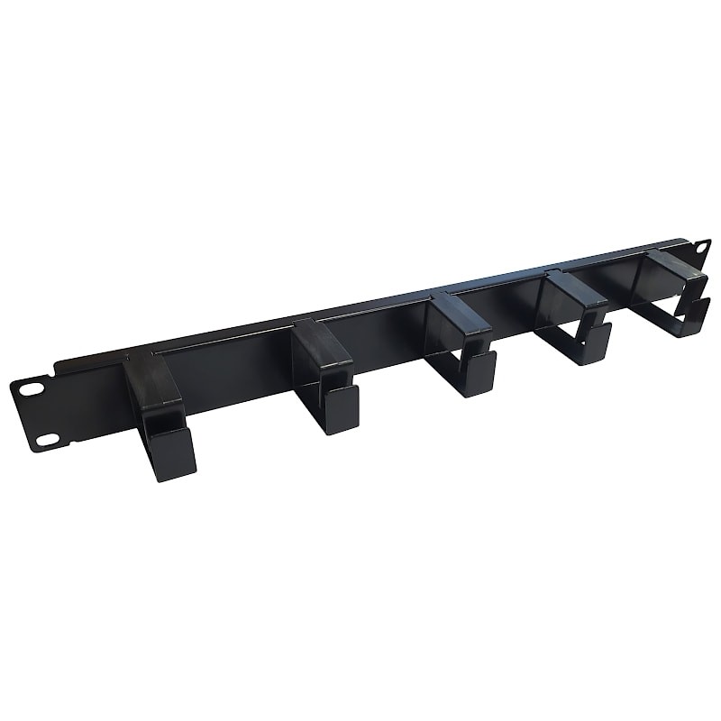 Extralink Cable organizer | 1U with plastic rings