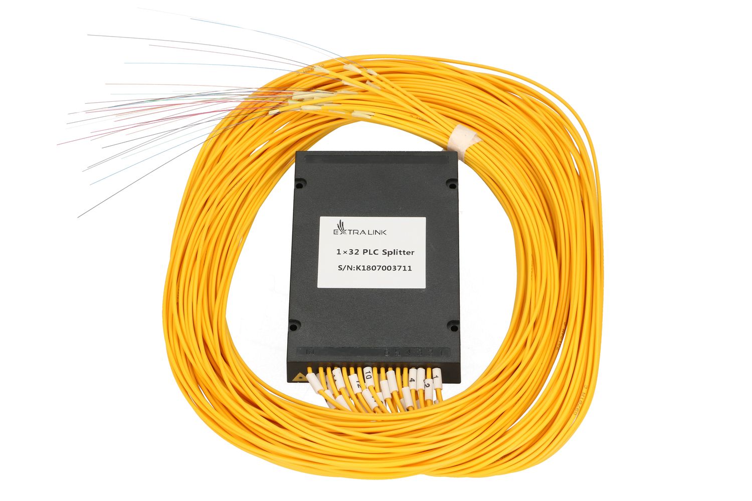 Extralink 1:32 PLC | Splitter | 2.0mm, 1.5m, G657A, ABS module, connectorless