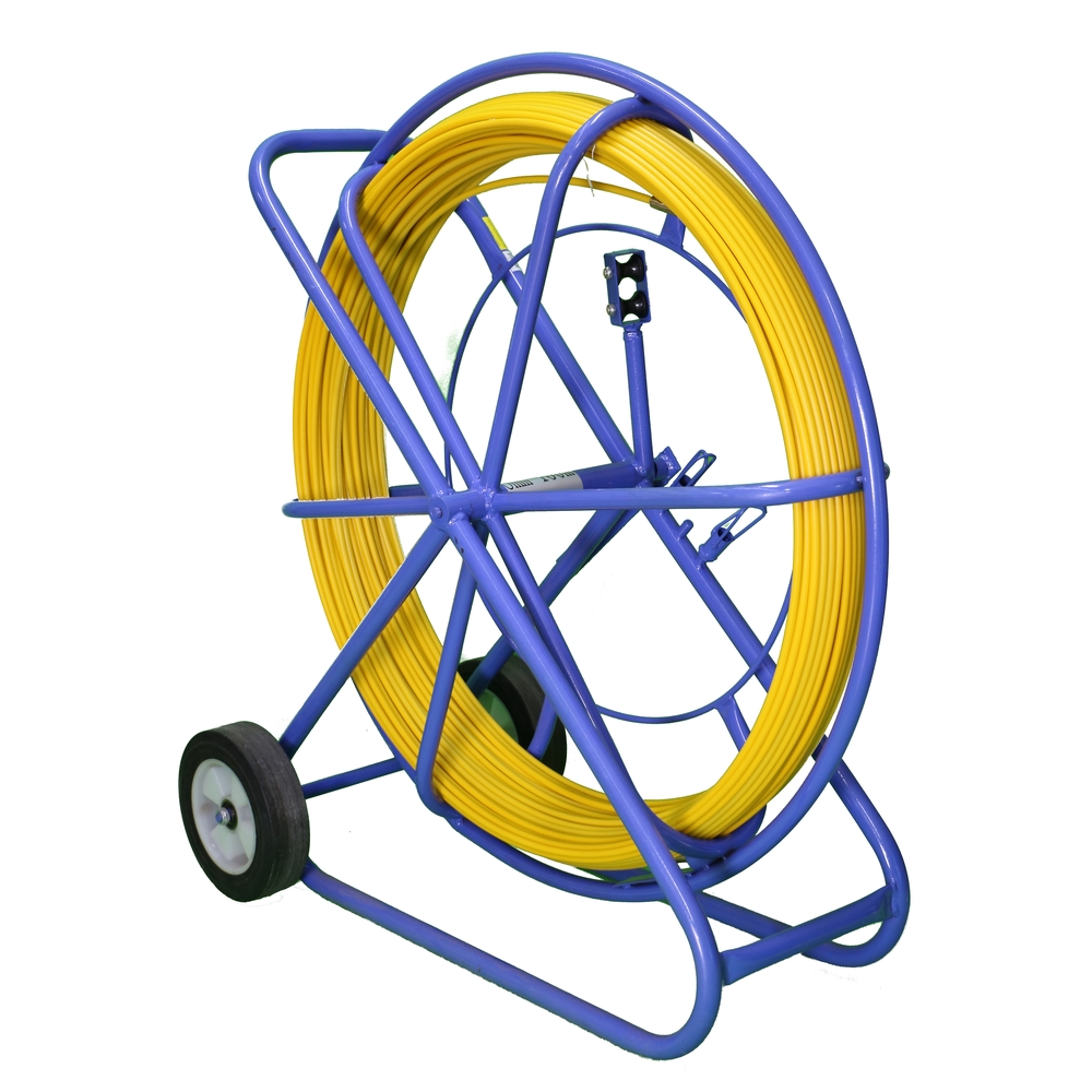 Extralink Cable Pulling Pilot 9mm 250m, FRP Fiberglass, 9mm Diameter, 250m Length, Yellow