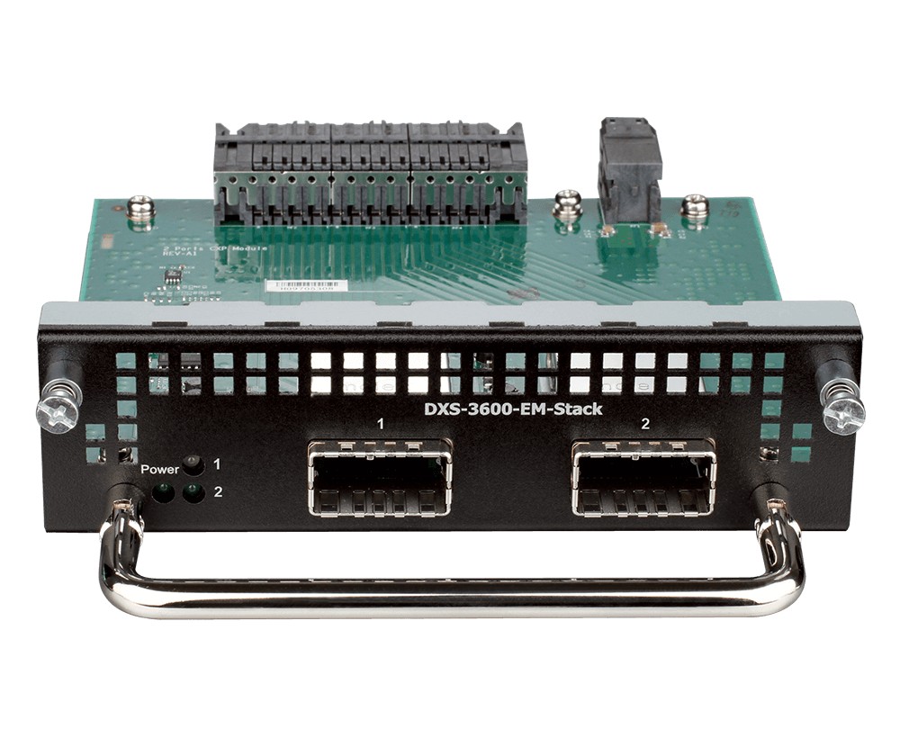 D-LINK DXS-3600-EM-STACK | Stacking module | 2 ports, 120Gbps, dedicated for DXS-3600-32S