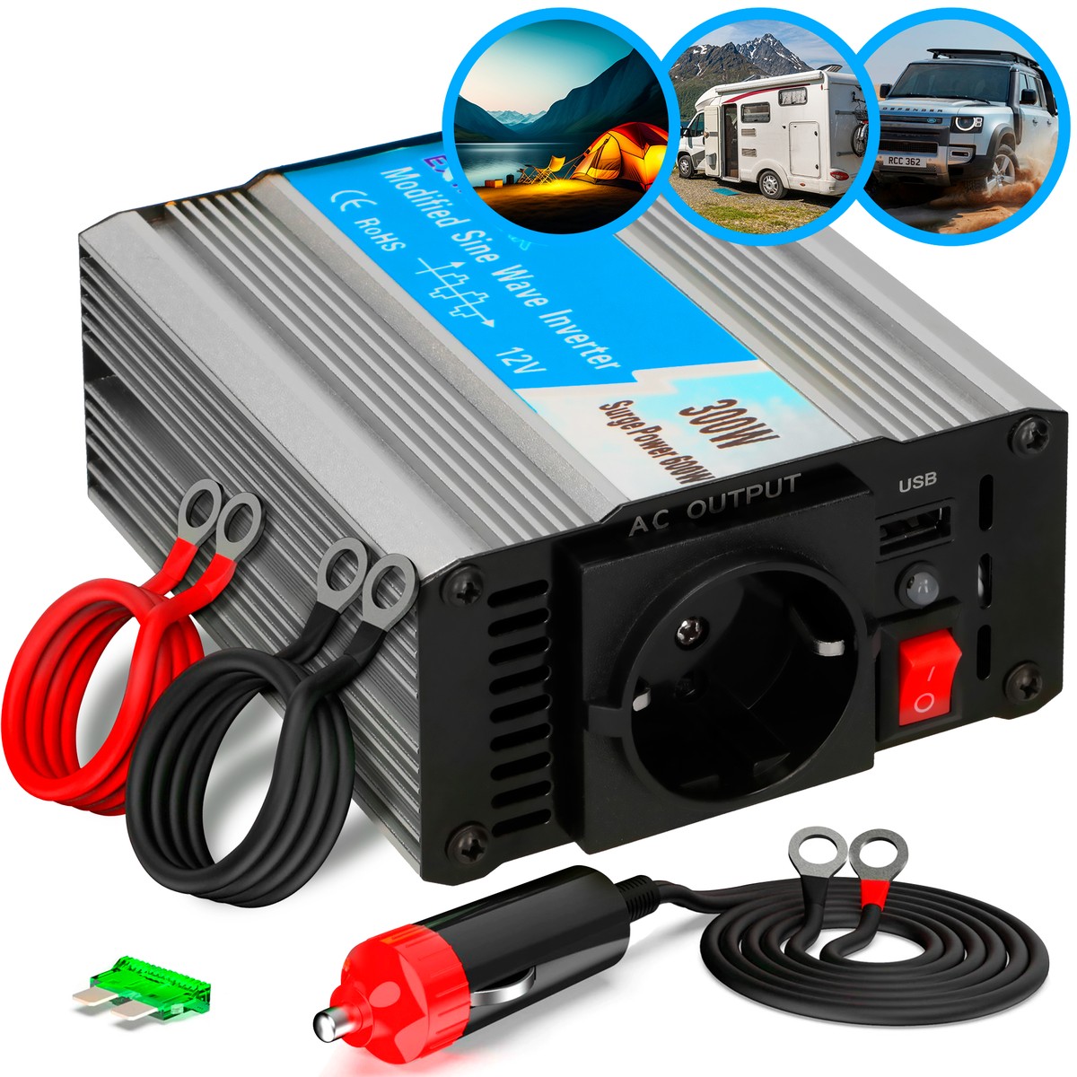 Extralink OPIM-300W | Car voltage converter