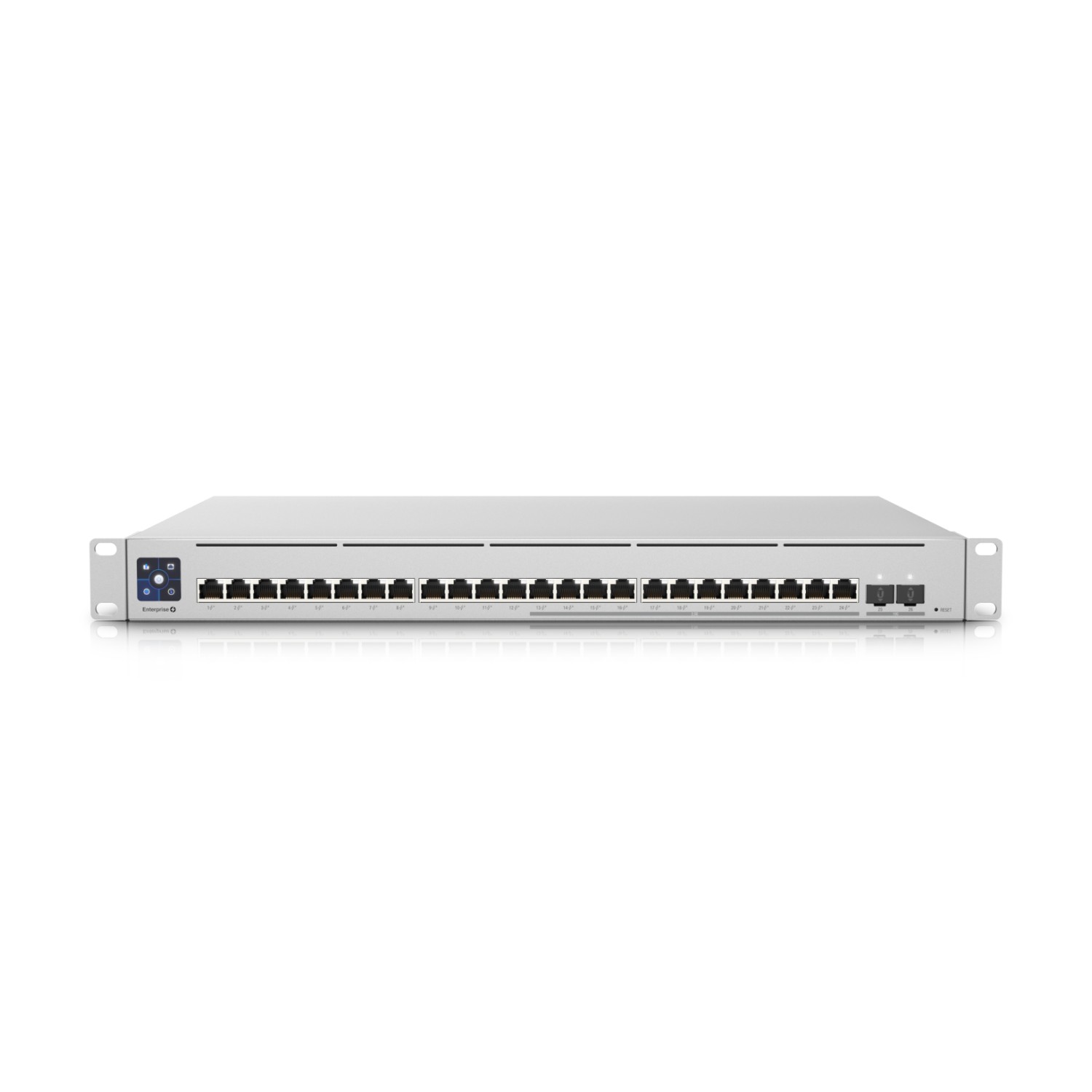Ubiquiti USW-Enterprise-24-PoE | Switch | 12x RJ45 2.5Gb/s PoE+, 12x RJ45 1000Mb/s PoE+, 2x SFP+, L3, 400W