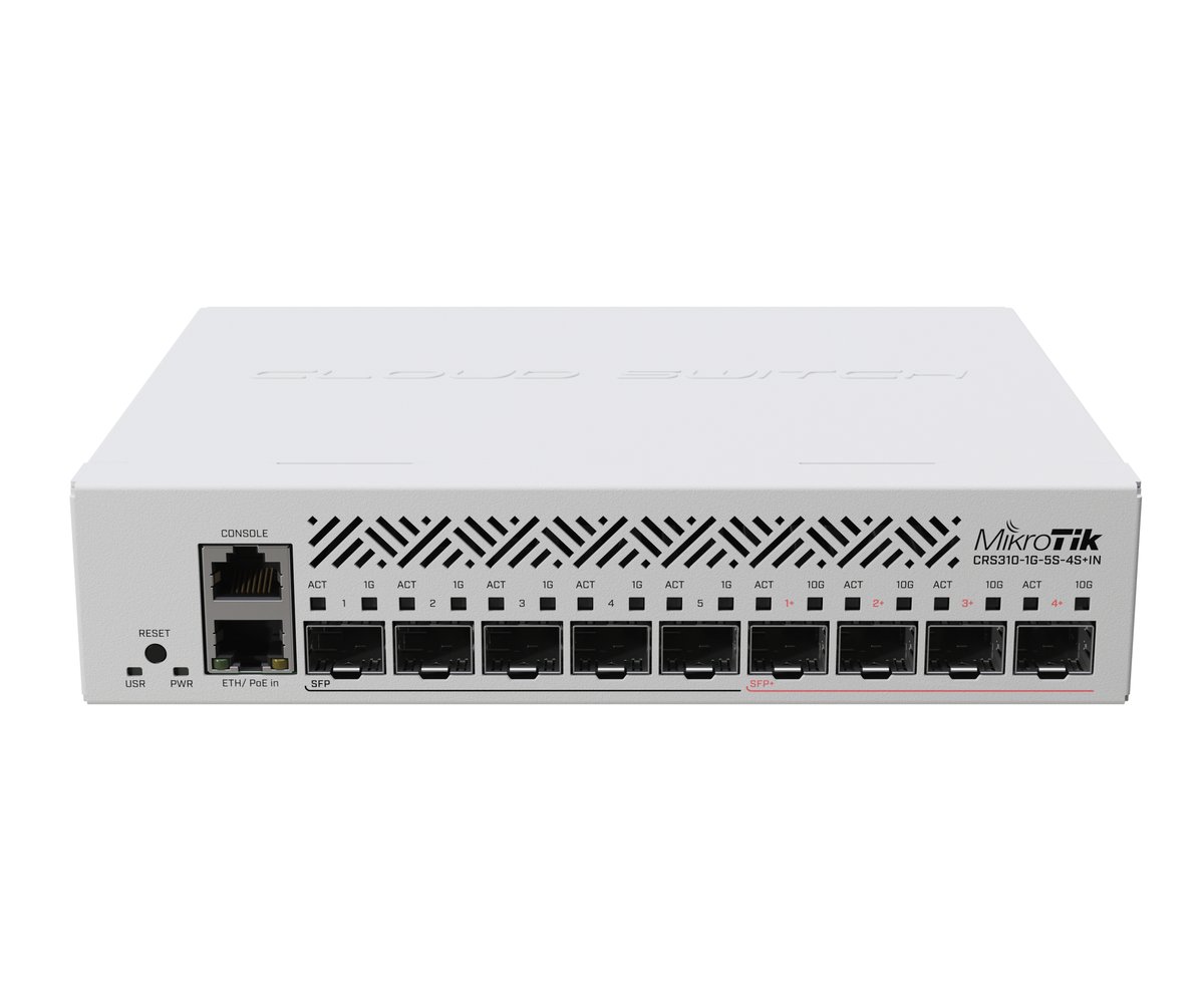 MikroTik CRS310-1G-5S-4S+IN | Switch | 1x