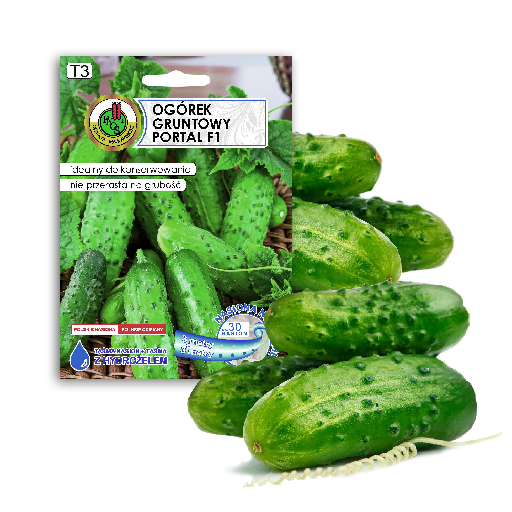 PNOS Cucumber Ground Portal Seeds on Tape, 6m Roll