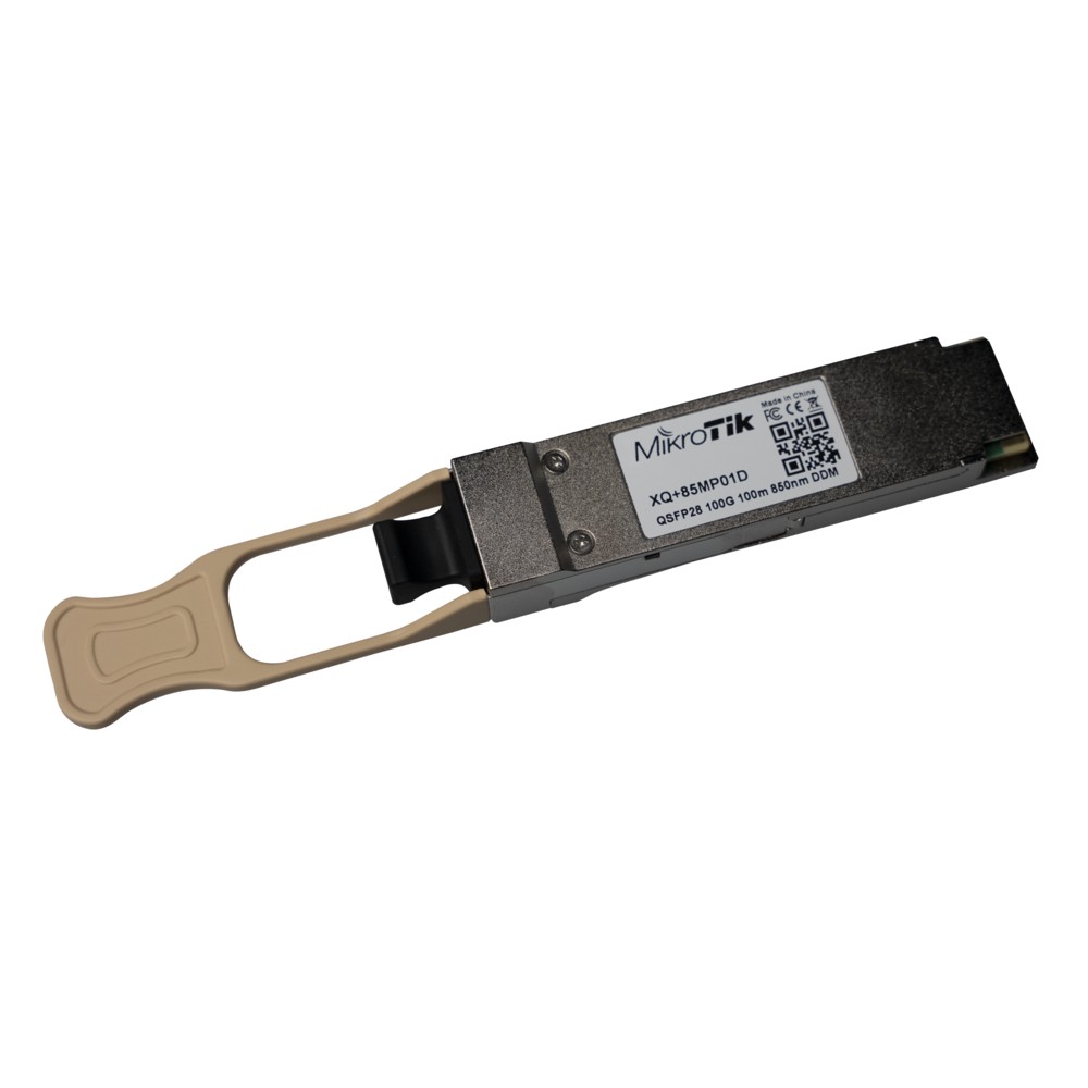 MikroTik XQ+85MP01D | QSFP28 Module | 100Gb/s, 850nm, 100m, multimode fiber