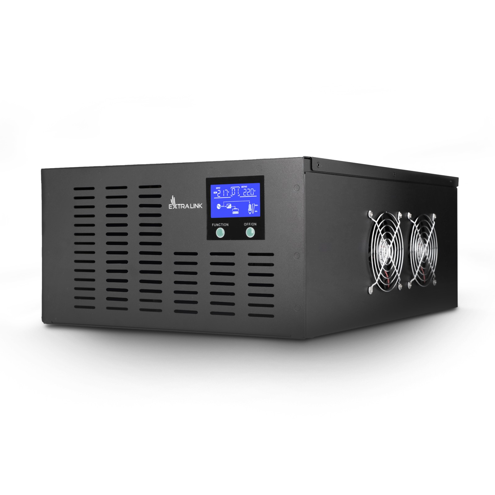 Extralink Piorun 3000VA/2100W zamiennik dla Volt Sinus Pro | Inwerter | Czysta sinusoida, napięcie akumulatora 24VDC, brak kabli w zestawie