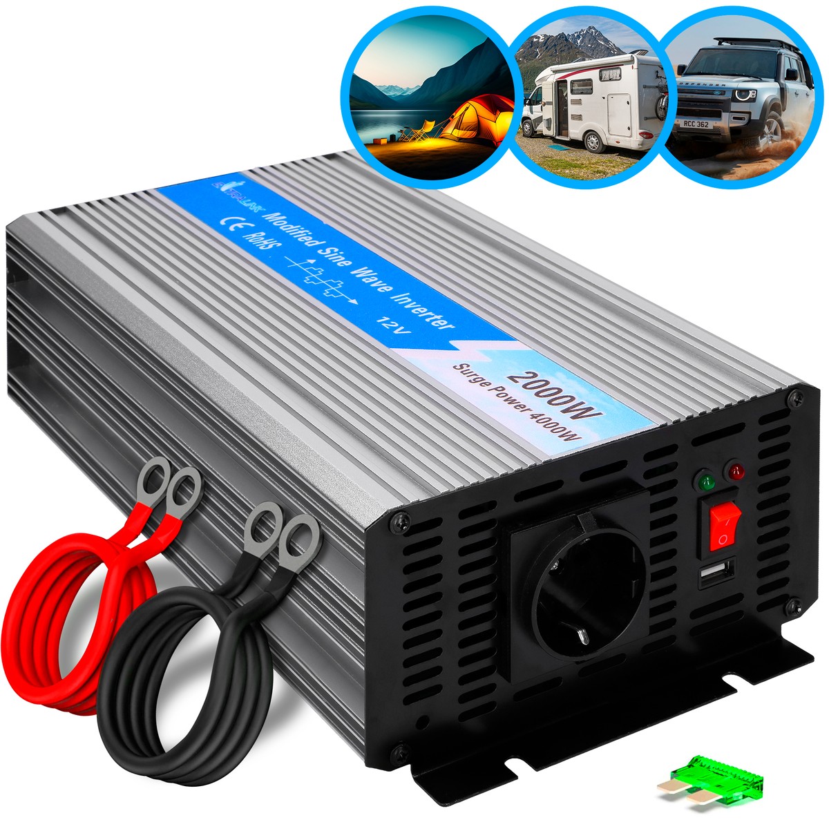 Extralink OPIM-2000W | Car voltage converter