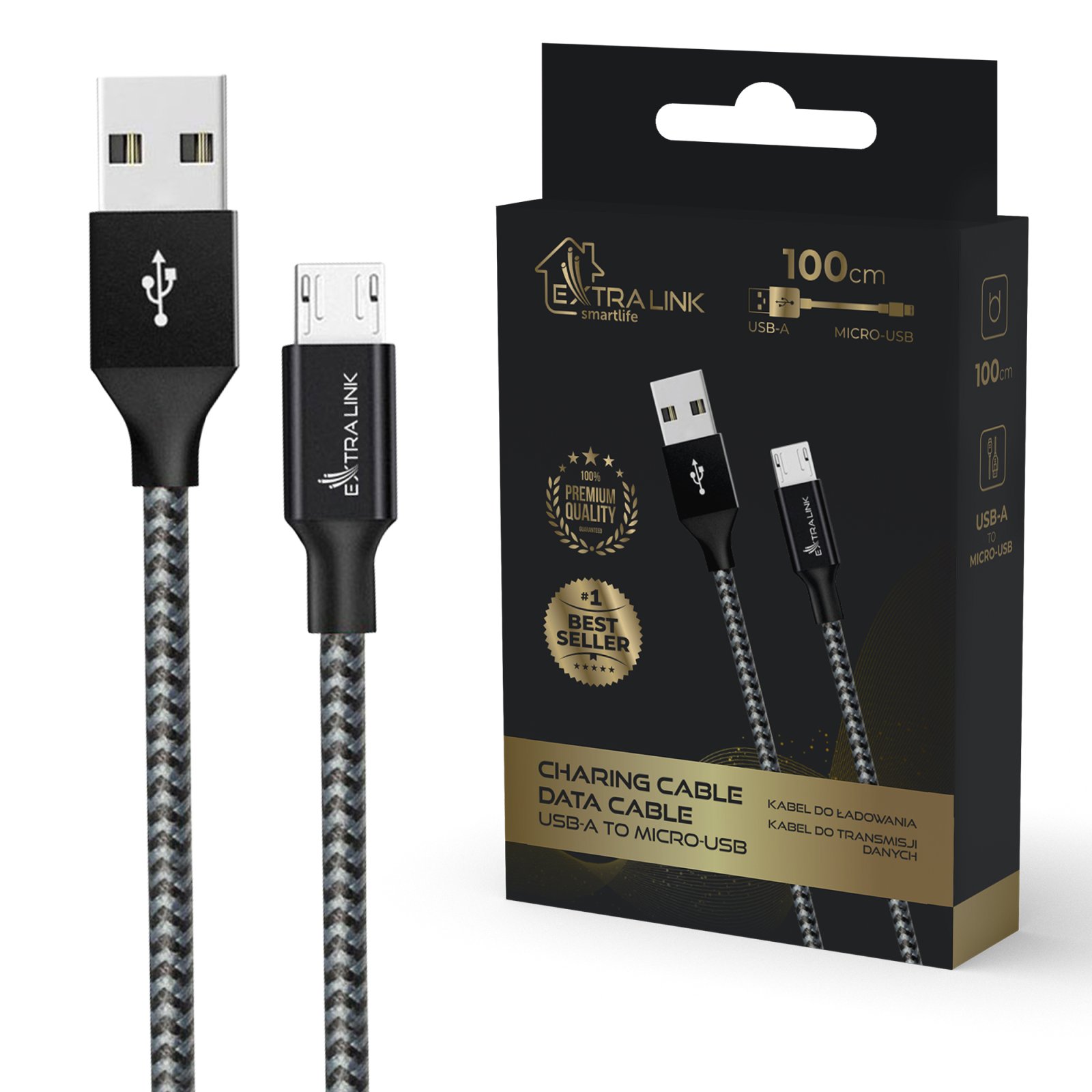 Extralink SMART LIFE CABLE 15W, USB-A