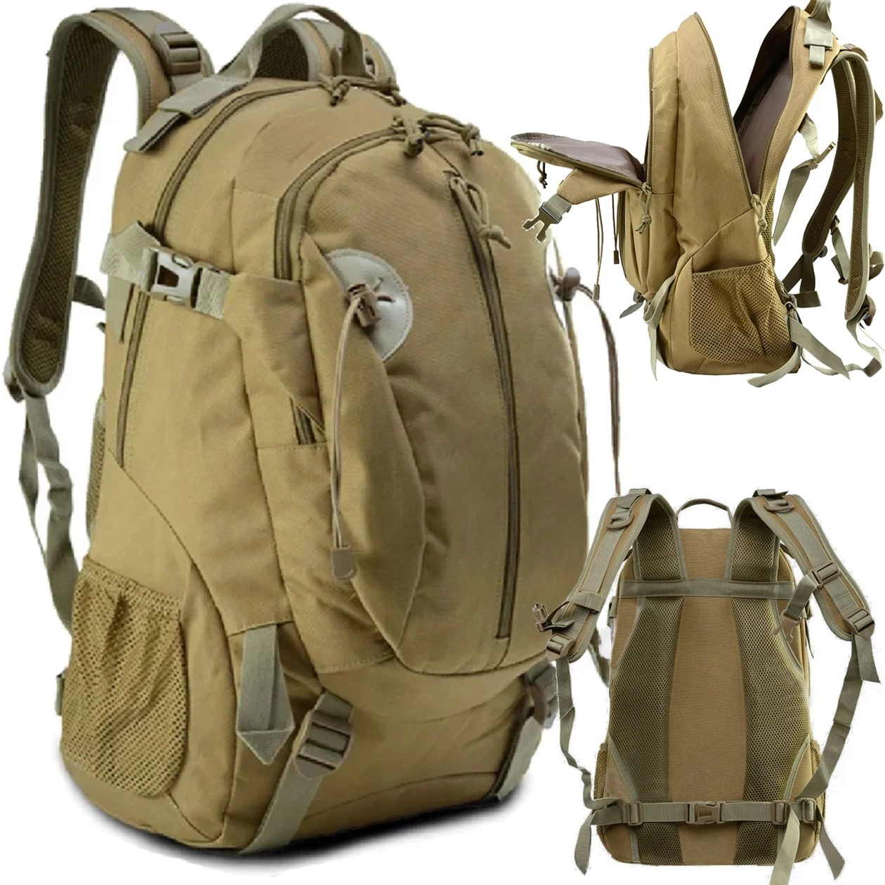 Extralink MILITARY SCHOOL TACTICAL BACKPACK FOR MEN - TRAVEL - 30L - MIL-1120