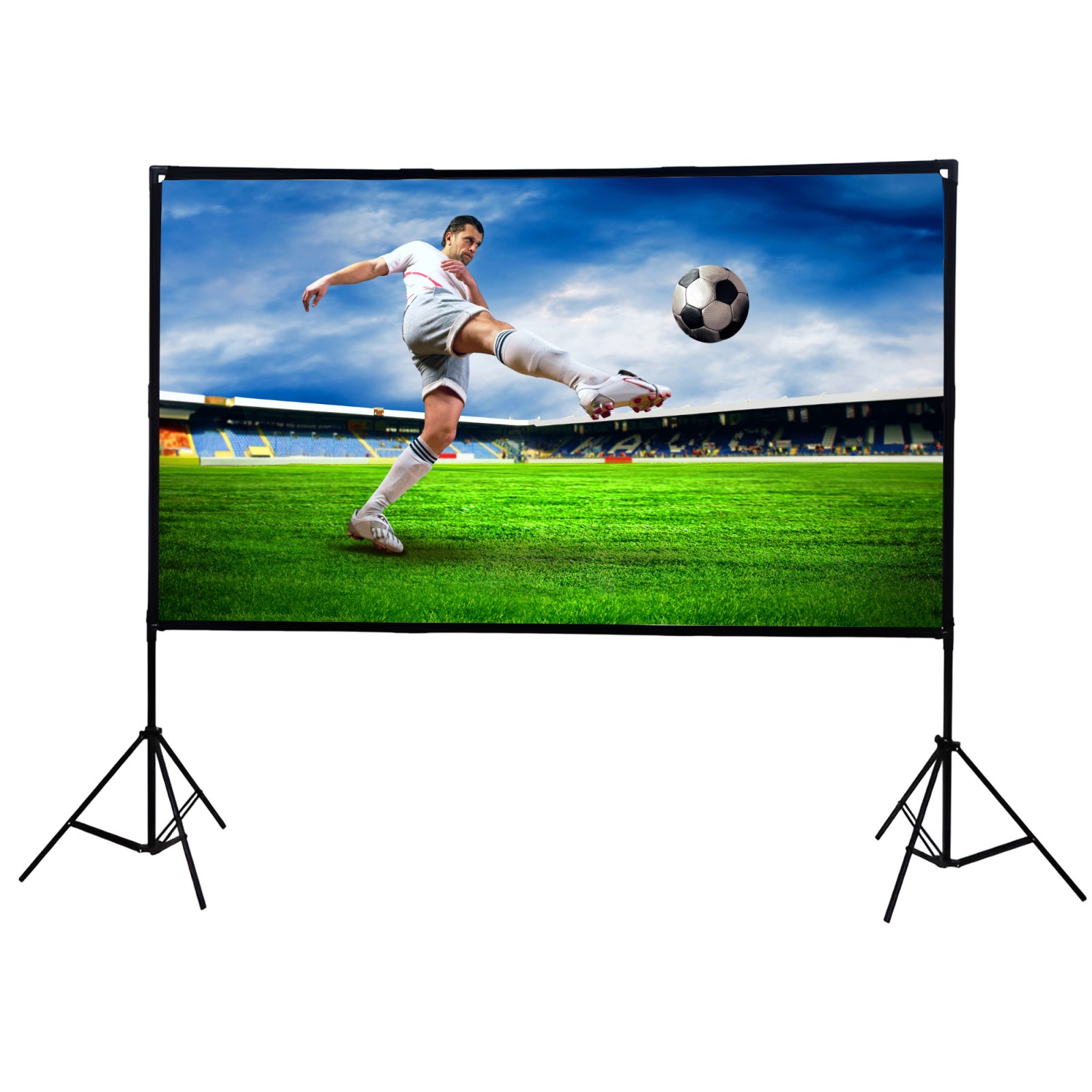 Extralink Foldable Projection Screen 84" PSF-84 Schermo di proiezione pieghevole 169 186x105 cm bianco