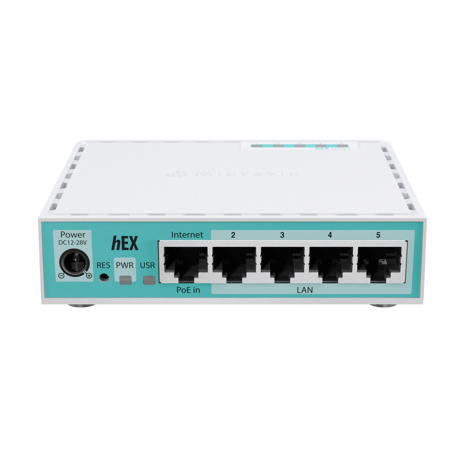 MikroTik - The hEX Refresh 2024 - E50UG RouterOS L4 UK PSU