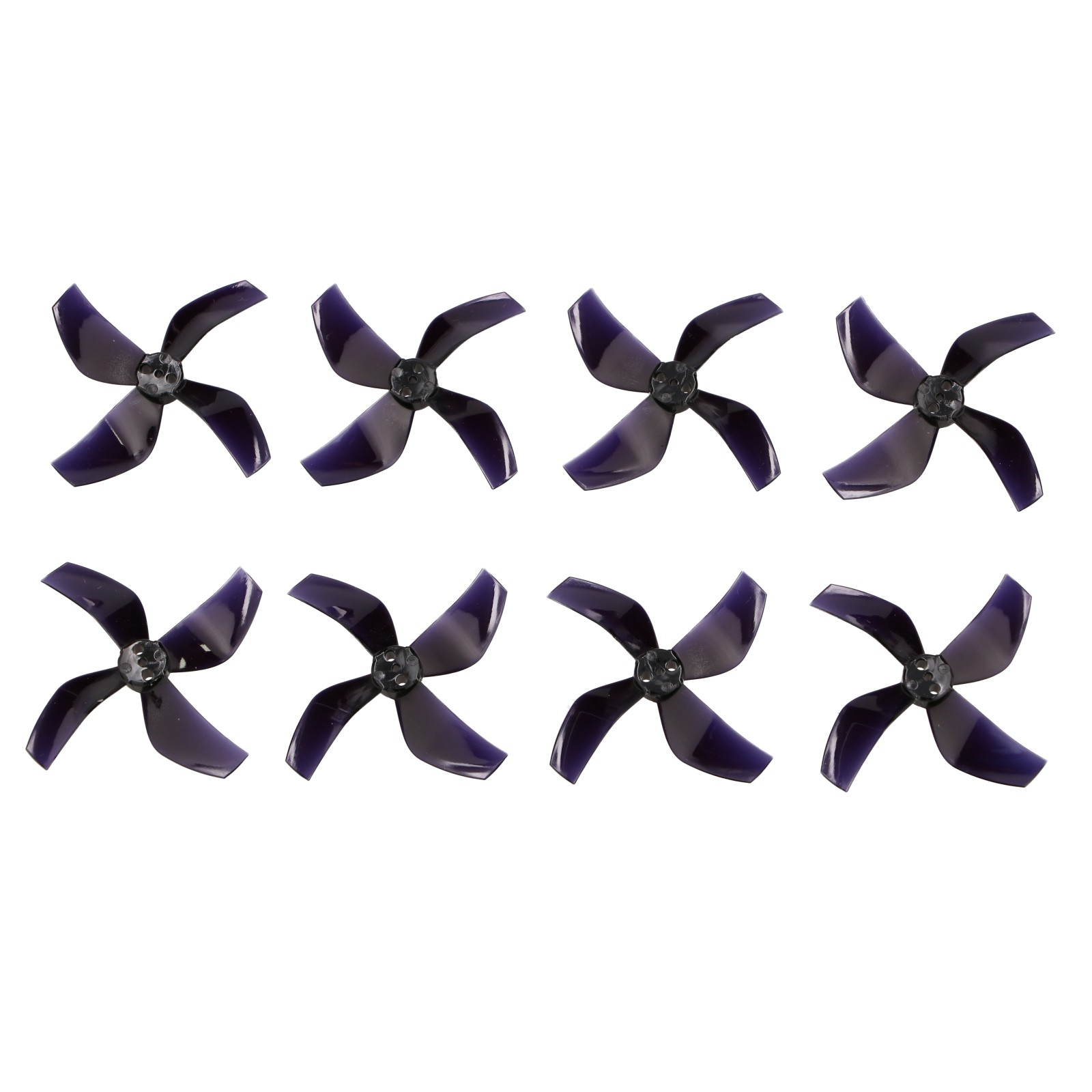 Gemfan 2020 Four-blade Propellers Czarne | Śmigła do drona | 8 sztuk