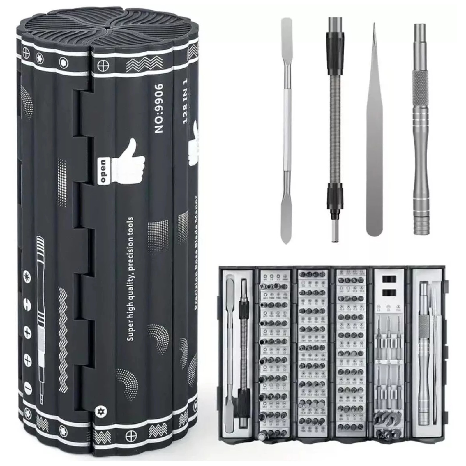 Extralink | Magnetic Tool Set | Precision Screwdrivers 128-in-1