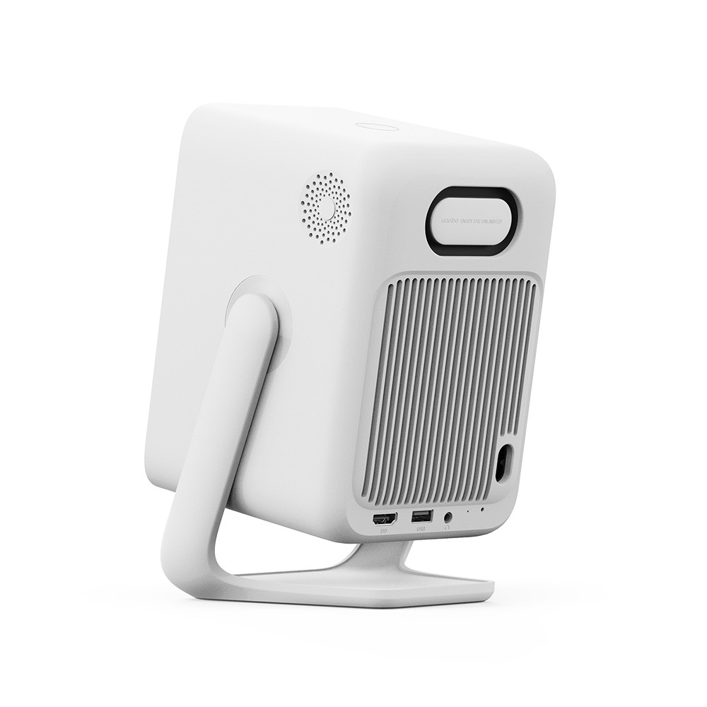 Wanbo T2 Ultra Bianco Proiettore 500 ANSI 1080p Full HD Android TV 11 Gimbal