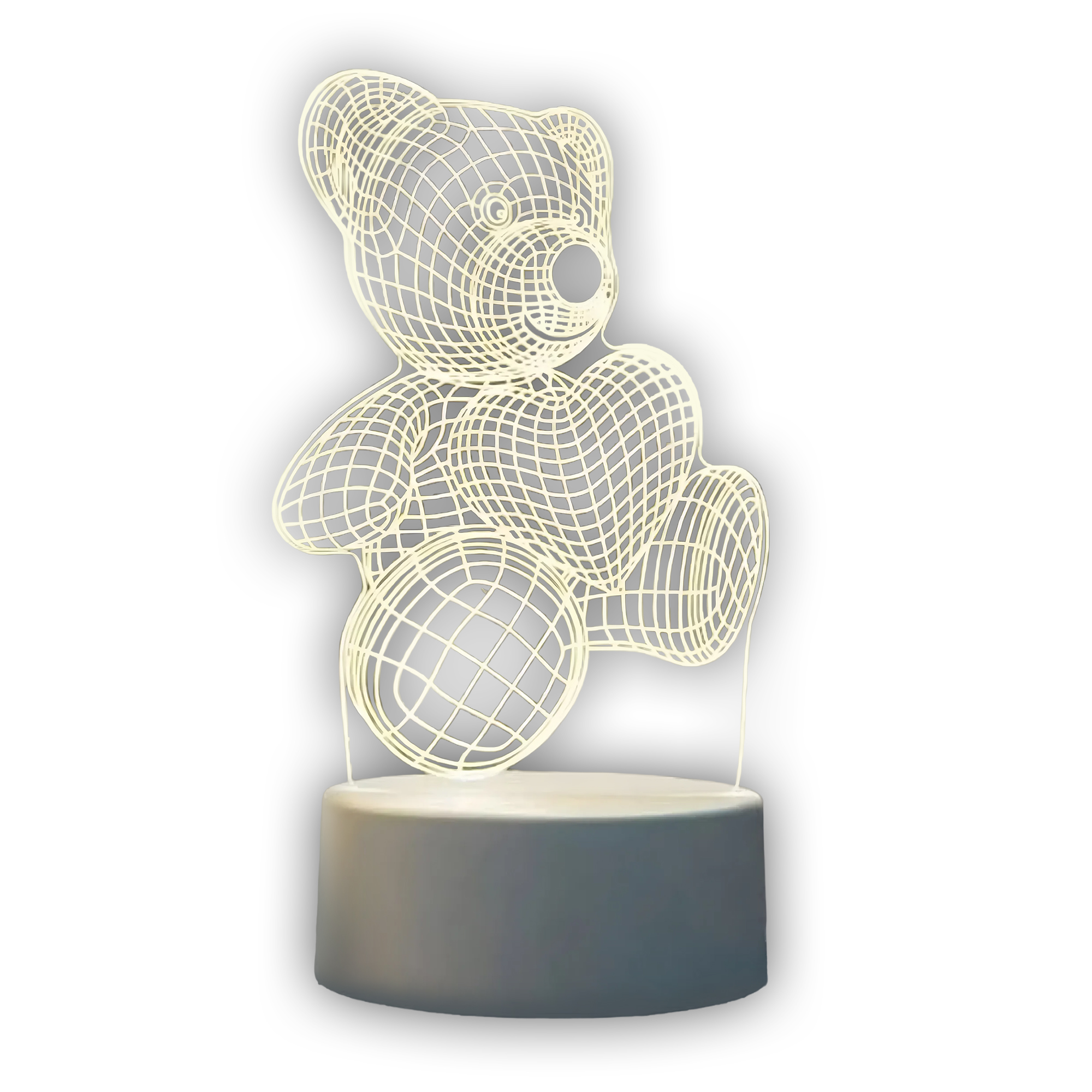 Extralink HOME NIGHT LIGHT BEAR HEART 3D OPTICAL ILLUSION FOR BEDROOM USB