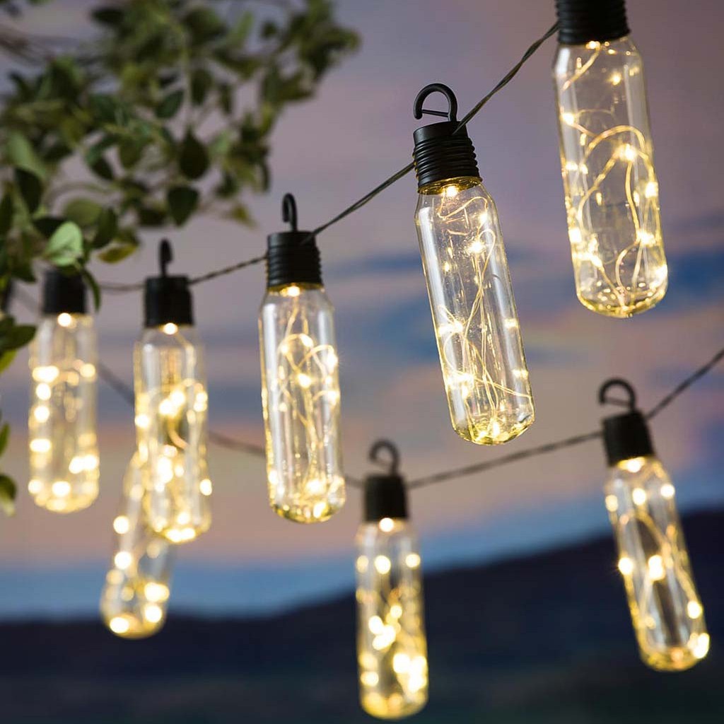 EXTRALINK GIRLANDA SOLARNA OGRODOWA D. 2 18 M LUX 10 LED CIEPY BIAY - 3668