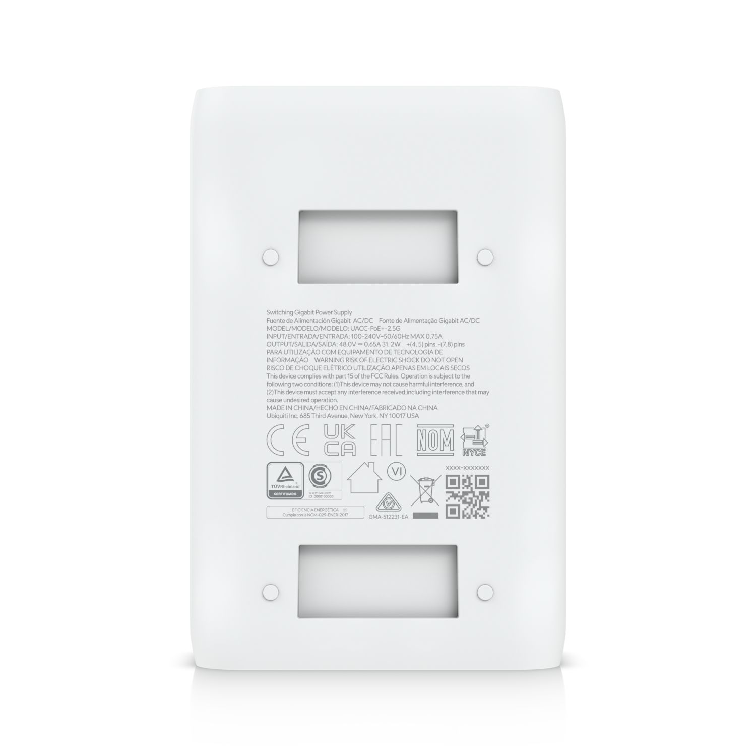 Ubiquiti UACC-PoE+-2.5G | PoE Injector | 30W PoE+