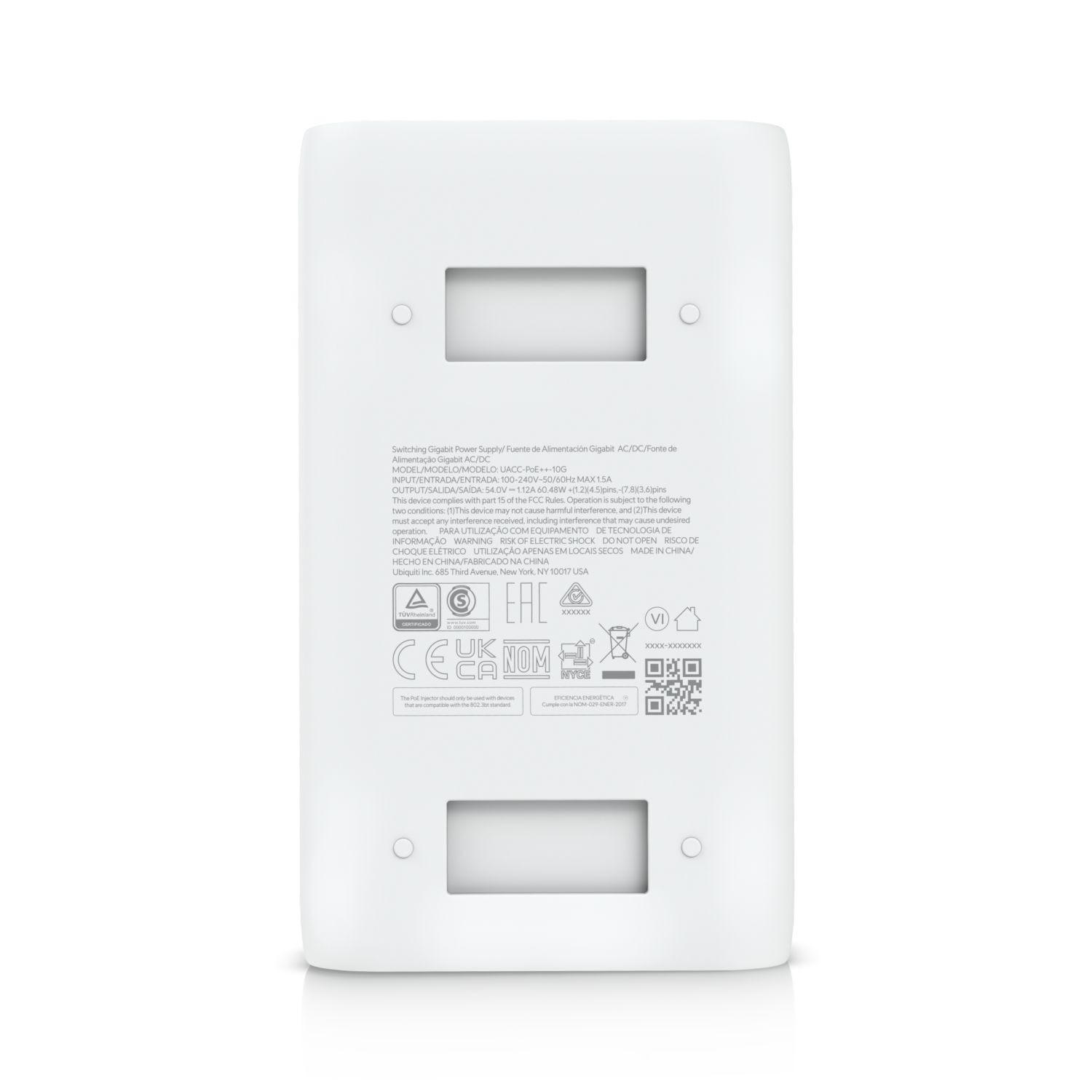 Ubiquiti UACC-PoE++-10G 10 Gigabit Ethernet 54 V (An adapter that can power - UniFi PoE++ devices, reduce - dependency on PoE s
