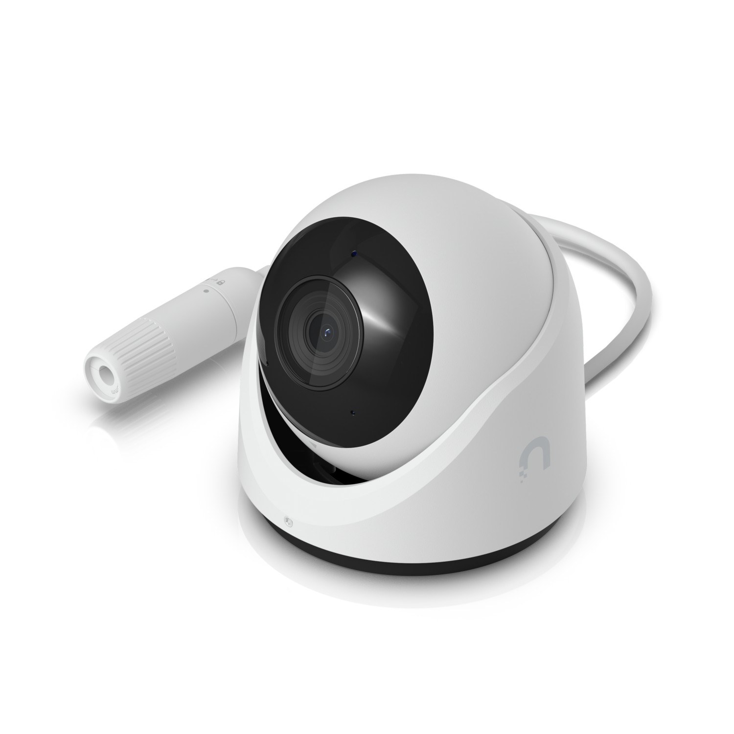 All-weather, tamper-resistant - 4K PoE camera with a 1/1.8 - 8MP image sensor, Multi-TOPs AI Engine, and 3-axis manual adjustme