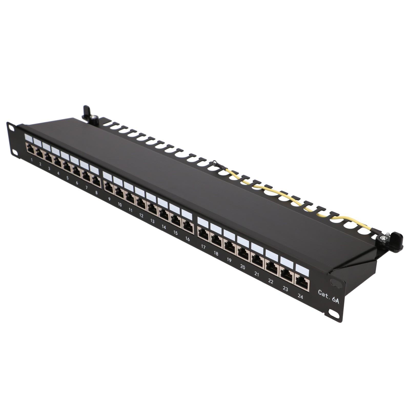 Extralink CAT6A STP | Patch panel | 24 port
