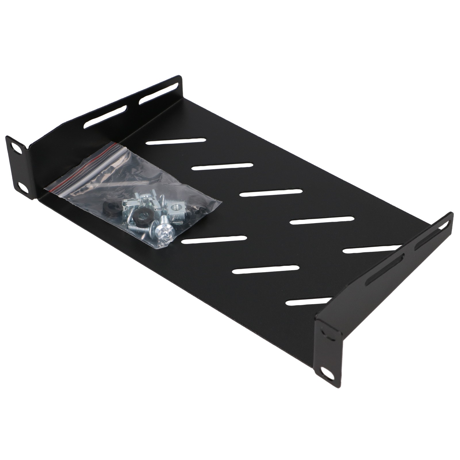 EXTRALINK SHELF 1U FOR WALL CABINETS 10" BLACK