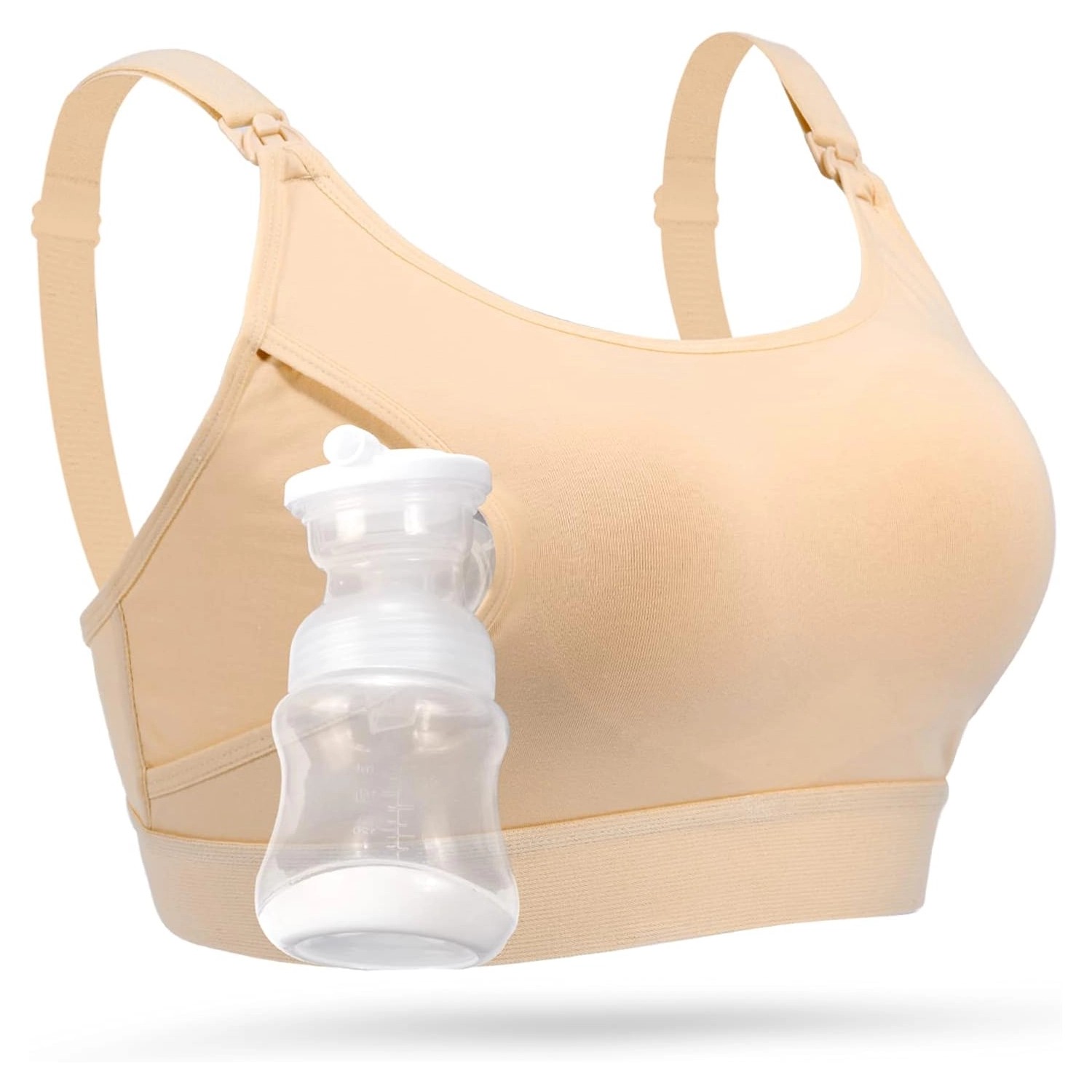 Momcozy YN08 (L) | Hands-Free pumping bra | Beige