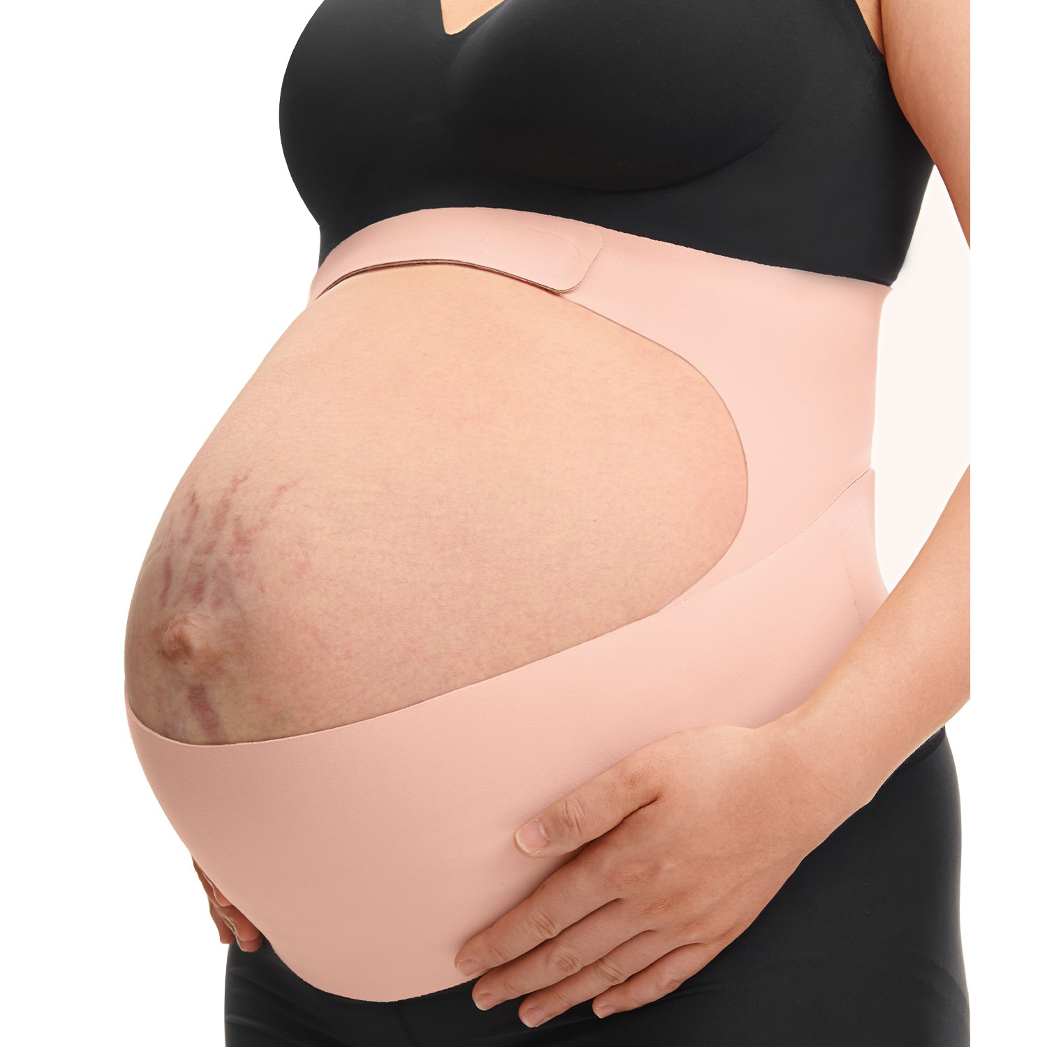 Momcozy Pregnancy Belly Band (XL) | Maternity Belt | Nude, Comfortable and Supportive