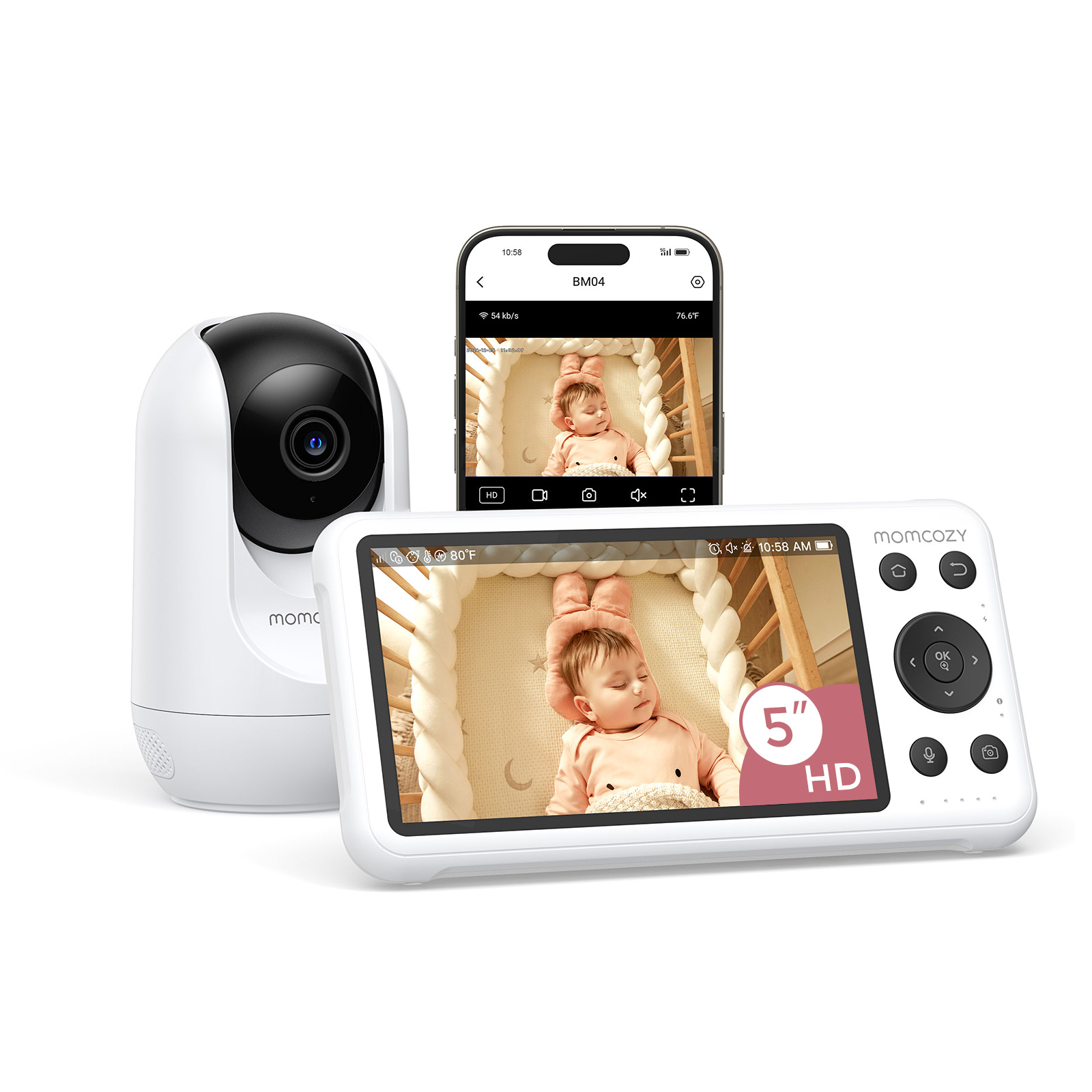 Momcozy BM04 Smart Wi-Fi Video Baby