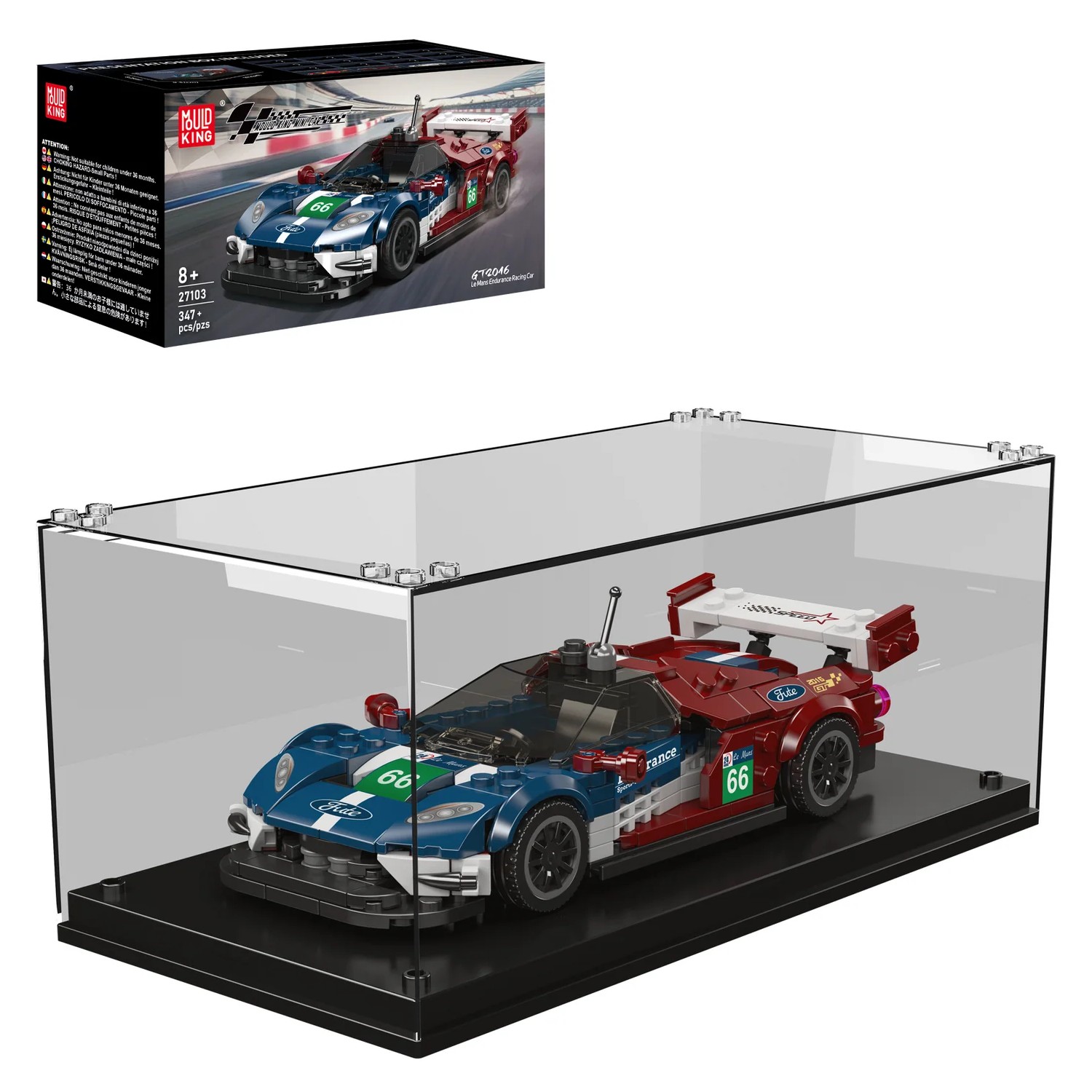 Mould King Lemans Endurance Racing Car 27103 | Zestaw klocków | 347 elementów