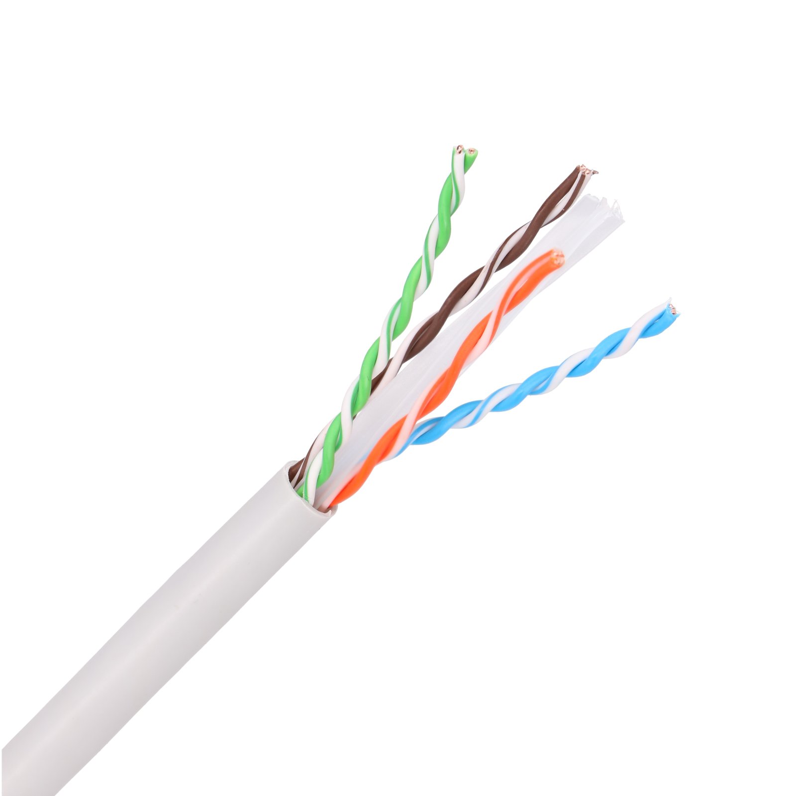 Extralink Context: Fast data transfer at 10 Gb/s in local networks. The CAT6A U/UTP installation cable is a professional network cable designed for building structured internal LAN networks. The produ
