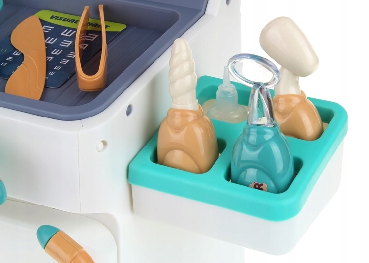EXTRALINK TOYS INTERAKTYWNY ZESTAW LEKARZA WÓZEK MEDYCZNY DUŻY ZABAWKA