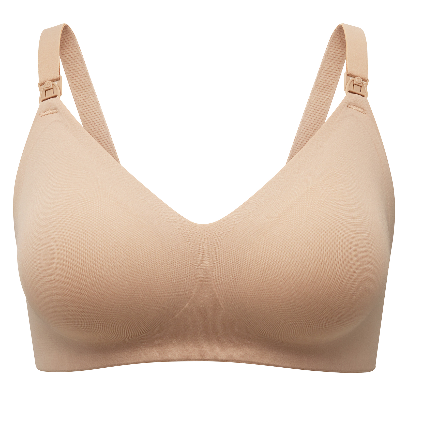 Momcozy YN21 (XL) | Seamless Nursing Bra | Beige