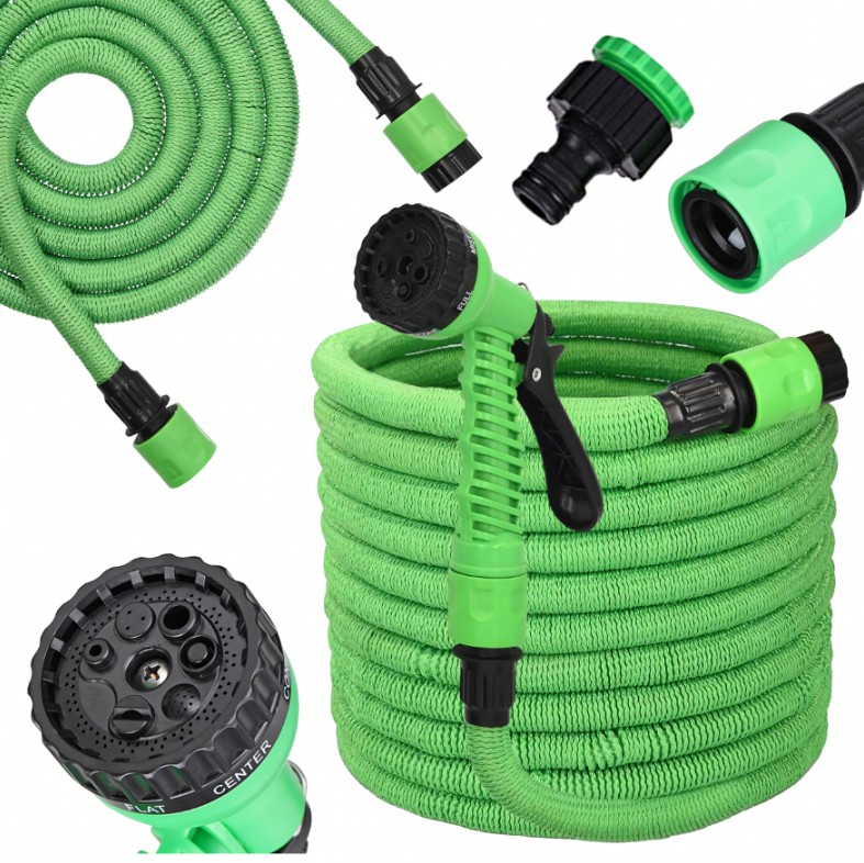 Extralink BLACK FOREST GARDEN HOSE EXTENSIBLE ELASTIC GUN 1/2 5-15m