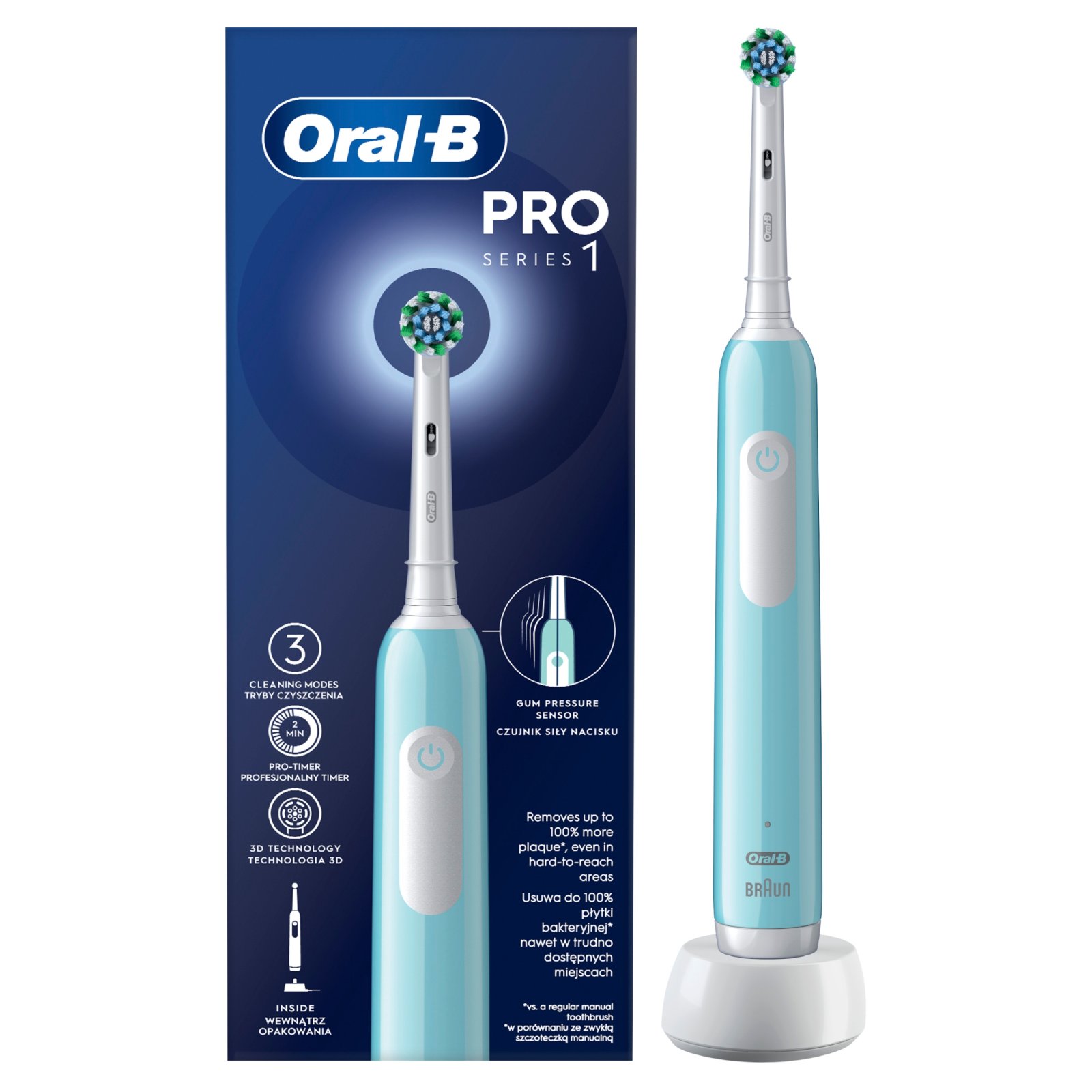 Oral-B ELECTRIC TOOTHBRUSH PRO SERIES 1 BLUE