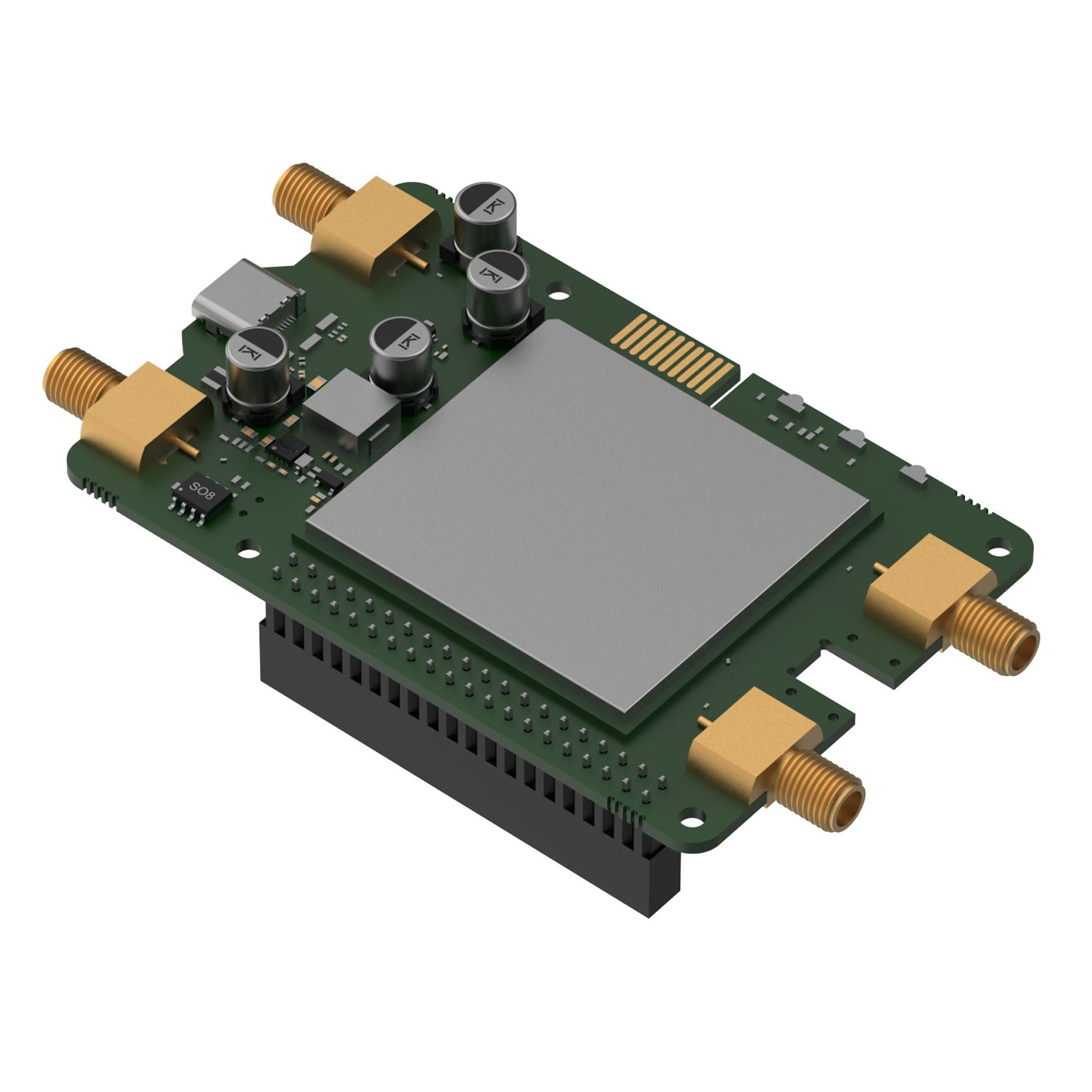 Teltonika Calyx 5G Red Cap, EBD070, Embedded Cellular Raspberry Pi HAT+ | Raspberry Pi HAT add-on board | Built-in 5G cellular connectivity