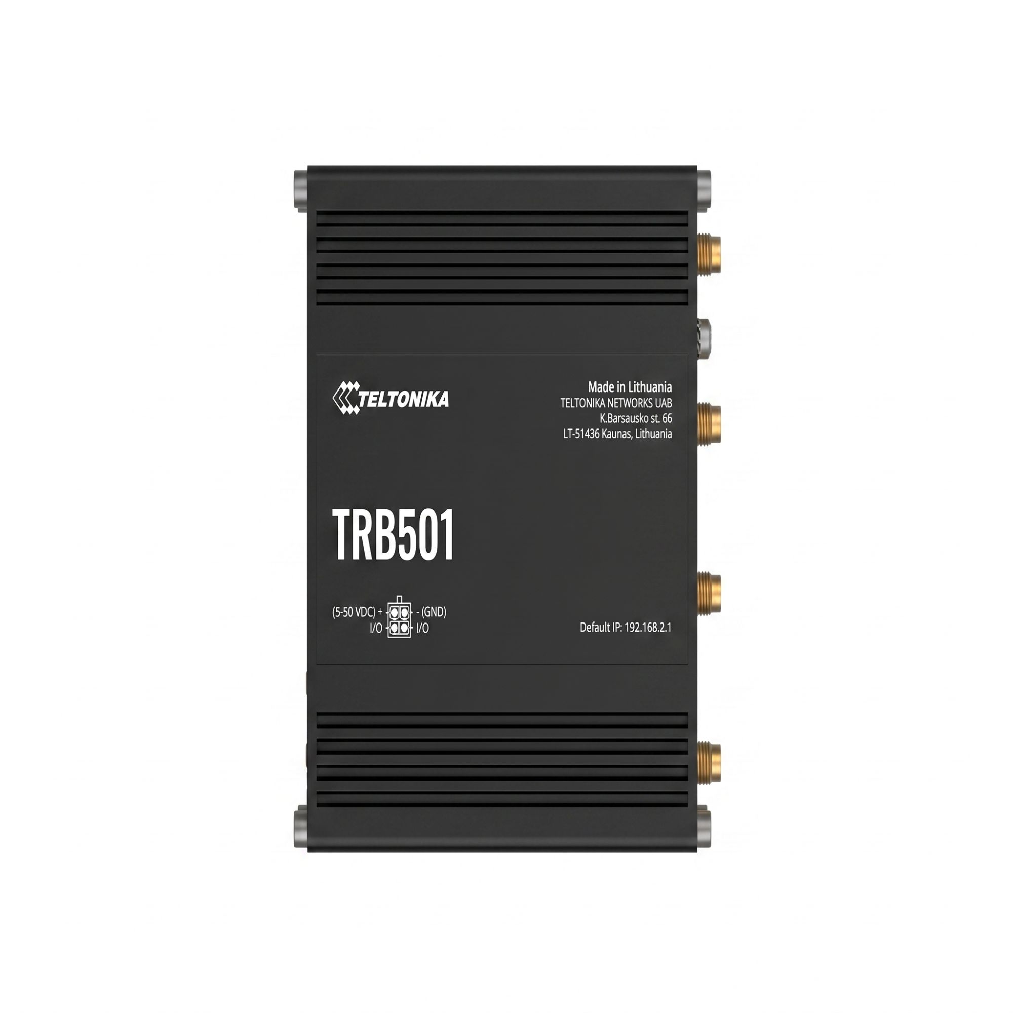 Teltonika TRB501 Gateway | Gateway di rete industriale 5G | Ethernet 2.5 Gbps, Release 16, custodia compatta IP30