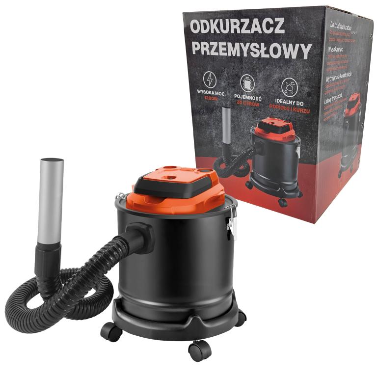 Extralink Powerlink, Industrial vacuum cleaner 1200W 20L black-orange, R-701