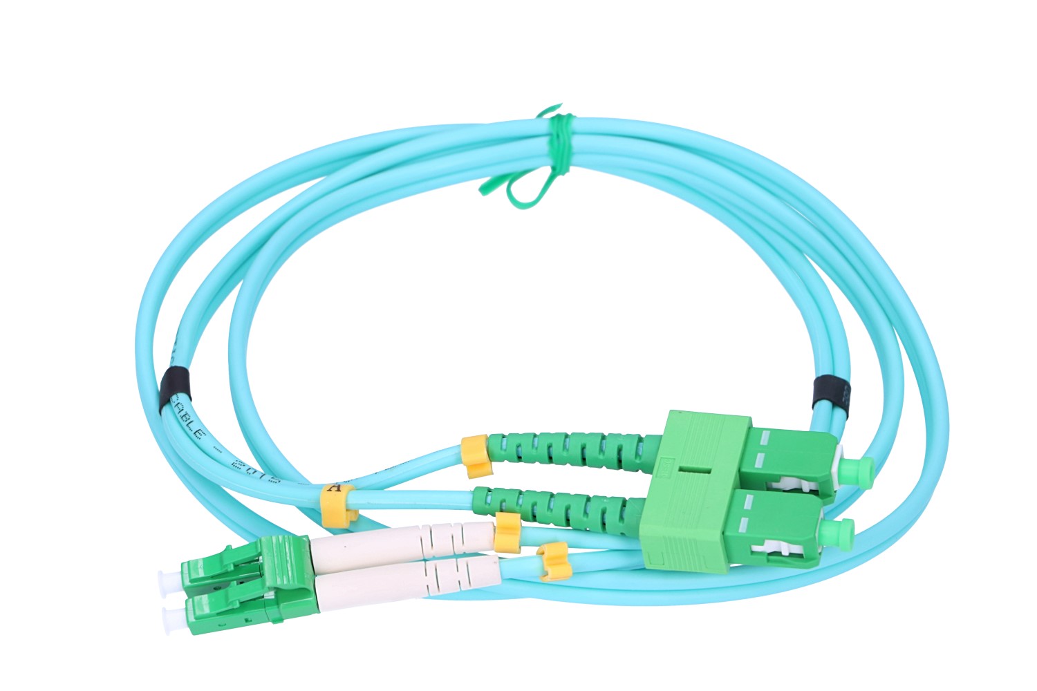 Extralink SC/APC-LC/APC Patchcord Multimodale OM3 Duplex 3mm 5m