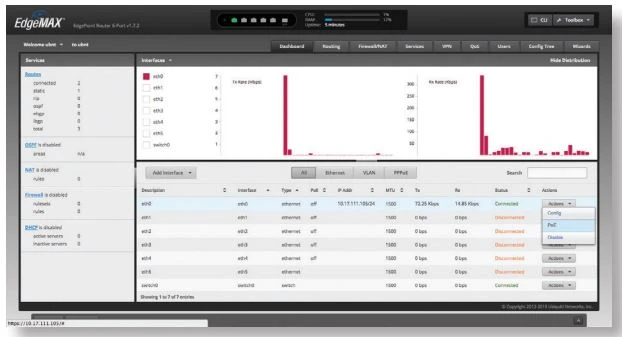 PoE edgemax edgerouter
