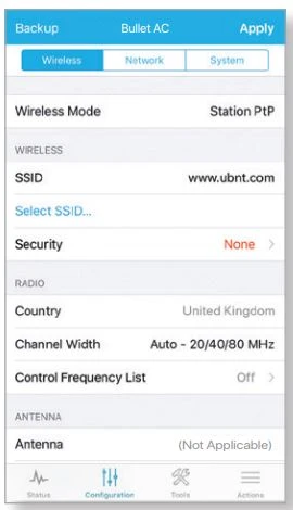 ubiquiti unms bullet
