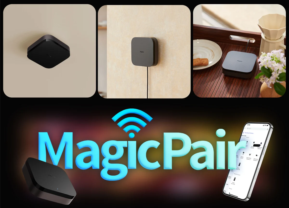 防犯カメラ Aqara Hub M3 Bezprzewodowy zestaw Aqara (Centrala M3 Hub, czujnik zalania