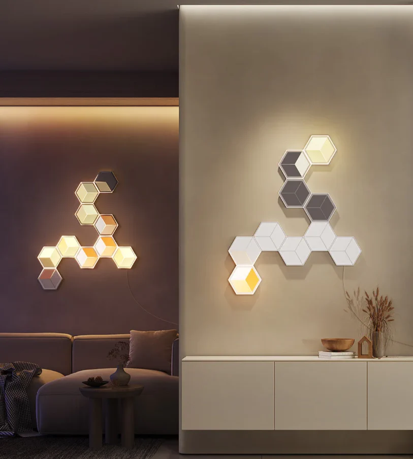System domotyki Govee Glide Hexagon Light Panels Ultra 7-pack